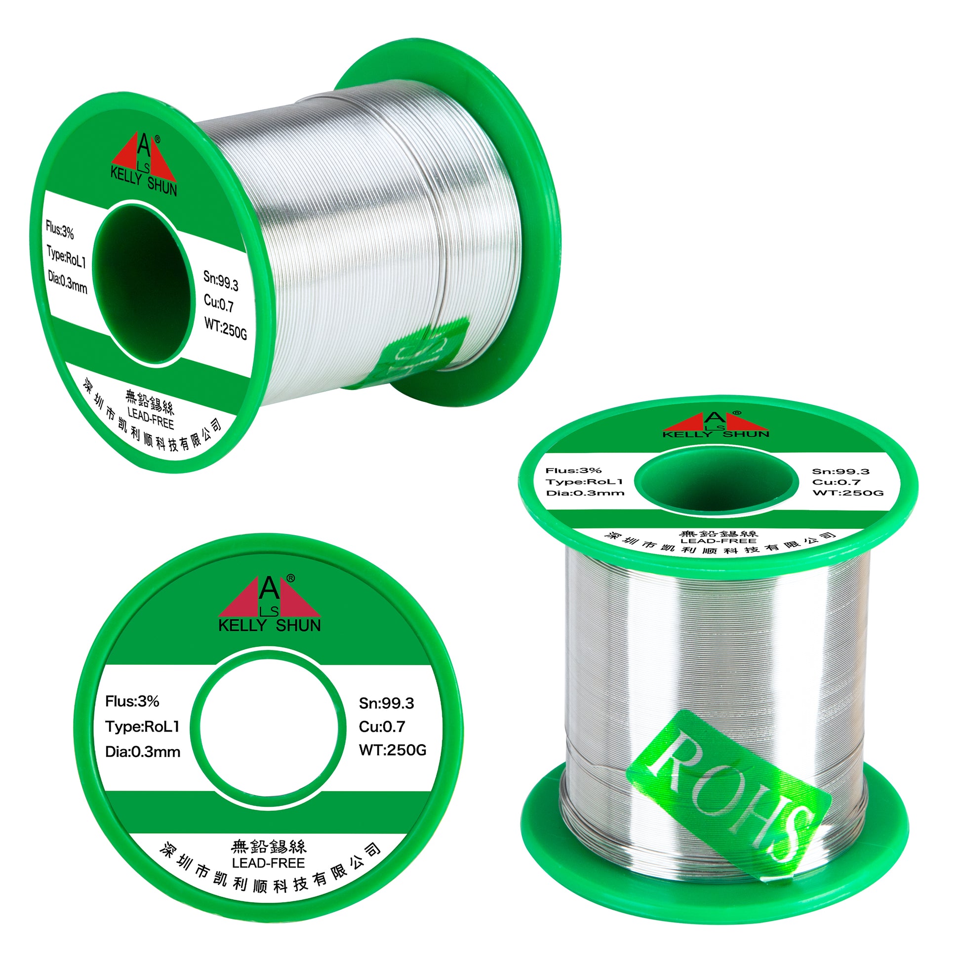 Solder Wire Sn99.3Cu0.7 (3% Flux)