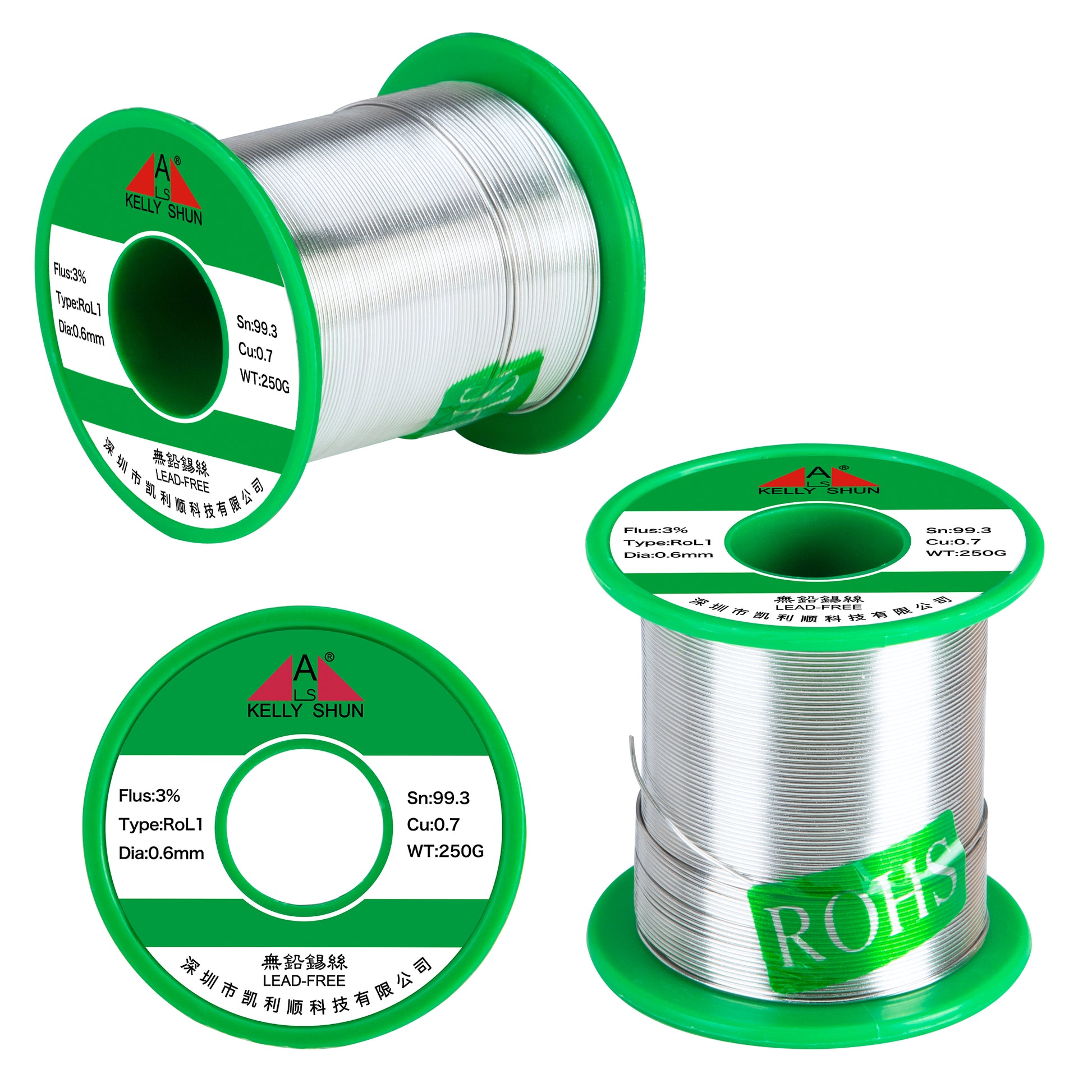 Solder Wire Sn99.3Cu0.7 (3% Flux)