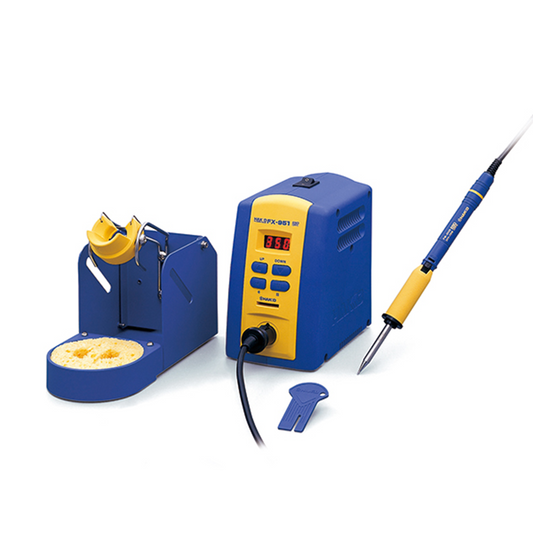 HAKKO FX951-58 Soldering Station 70W for BGA PCB with SMD hot tweezers and hot-air pencil lead free esd safe RoHS digital display