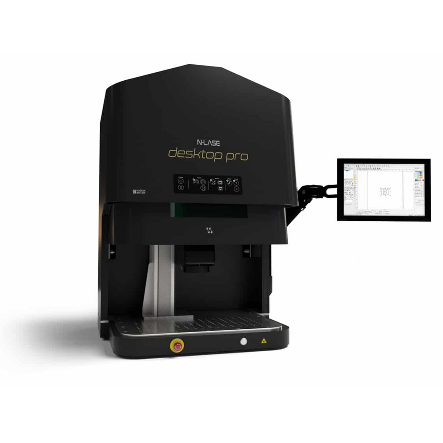 Needham Fiber Laser Machine (N-Lase Desktop Pro Series) Designed for marking, etching, engraving and annealing almost all materials in mid to high volume applications