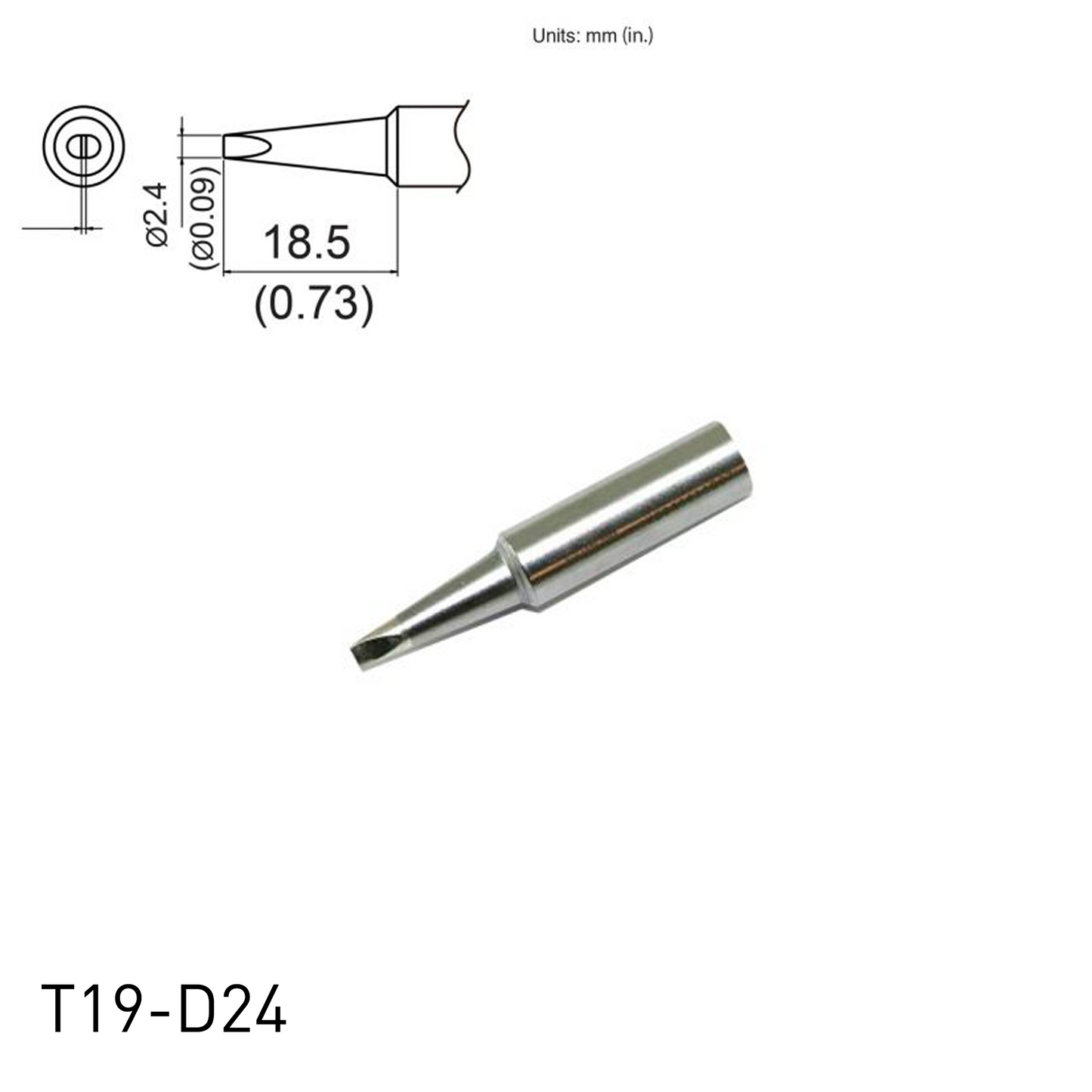 T19-D24 Chisel Tip