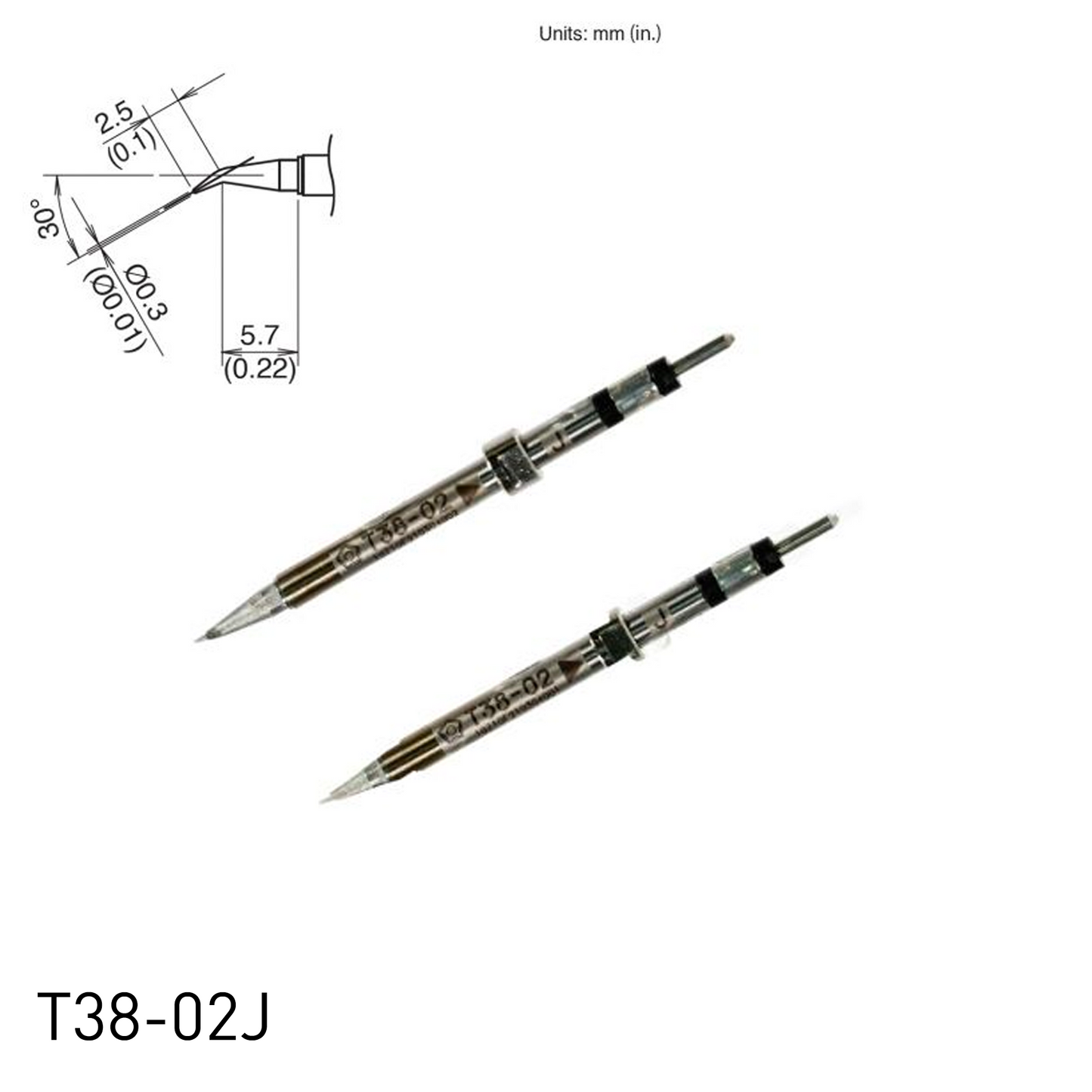 Hakko soldering iron tip T38-02J