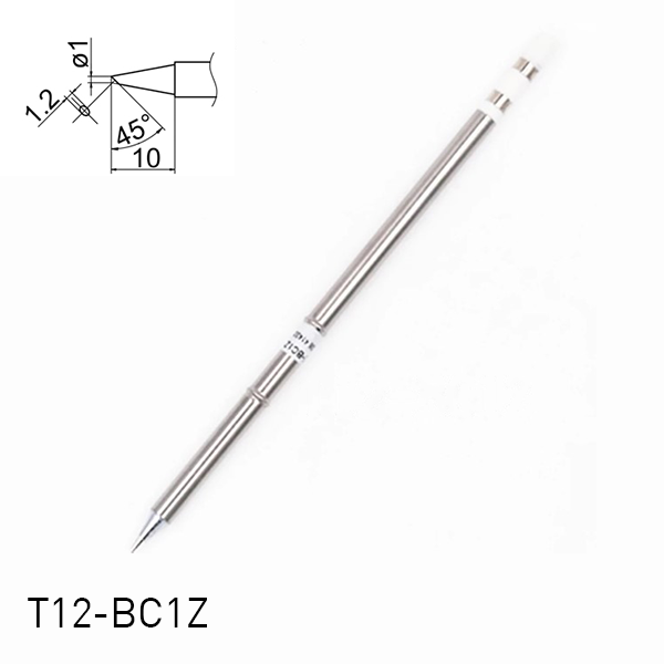 Hakko T12-BC1Z Soldering Iron Tips for soldering station FM202, FM203, FM204, FM206, FM950, FX951, FX952 and soldering iron FM2027, FM2028