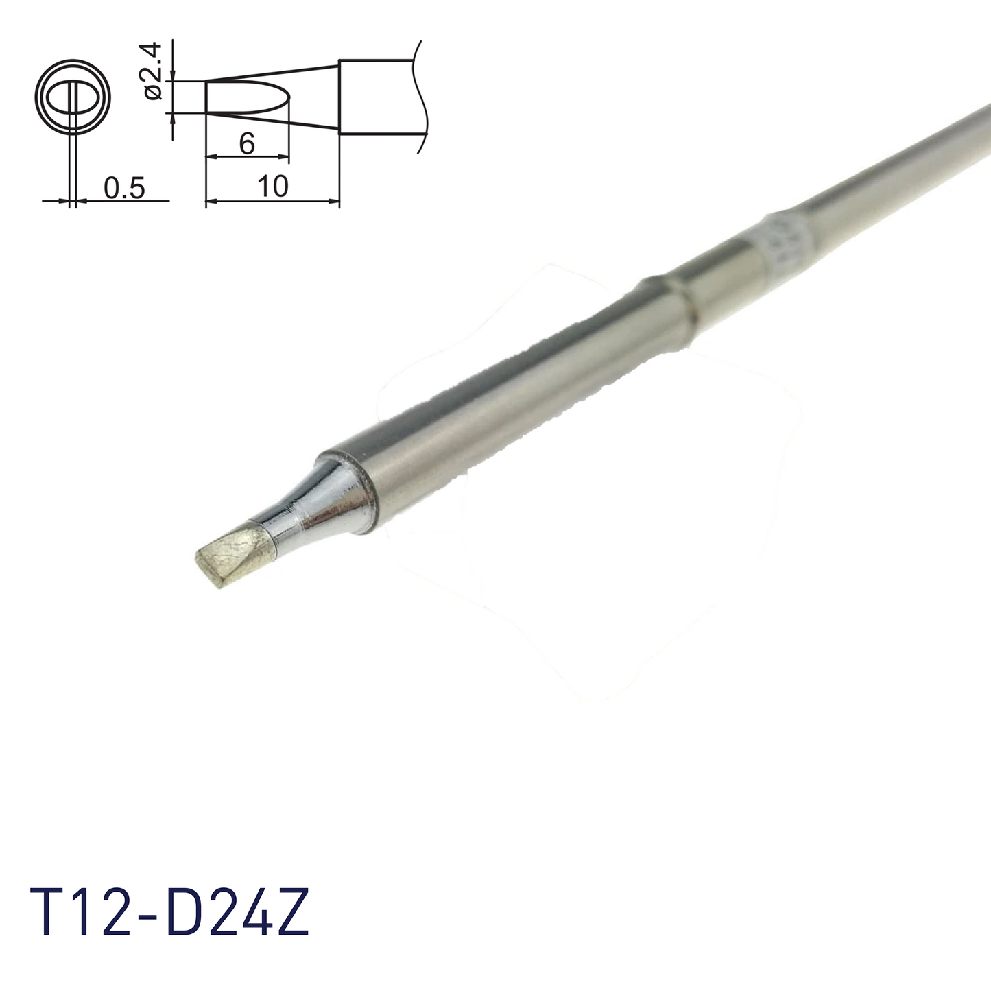 Hakko T12-D24Z Soldering Iron Tips for soldering station FM202, FM203, FM204, FM206, FM950, FX951, FX952 and soldering iron FM2027, FM2028