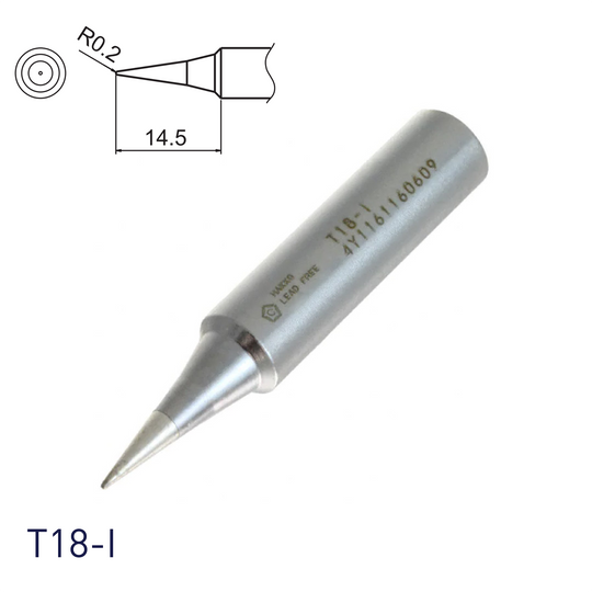 Hakko soldering iron tip T18-I for soldering station FX888, FX888D, FX889, FR701, FR702, FX600 & soldering iron FX8801, FX600