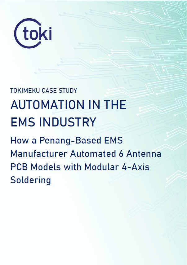 Case Study: EMS Manufacturer (6x Auto Soldering Machines)