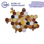 Pre-Cut Beehive Stained Glass DIY