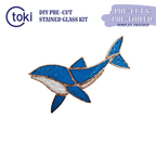 Pre-Cut Whale Stained Glass DIY