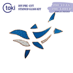 Pre-Cut Whale Stained Glass DIY