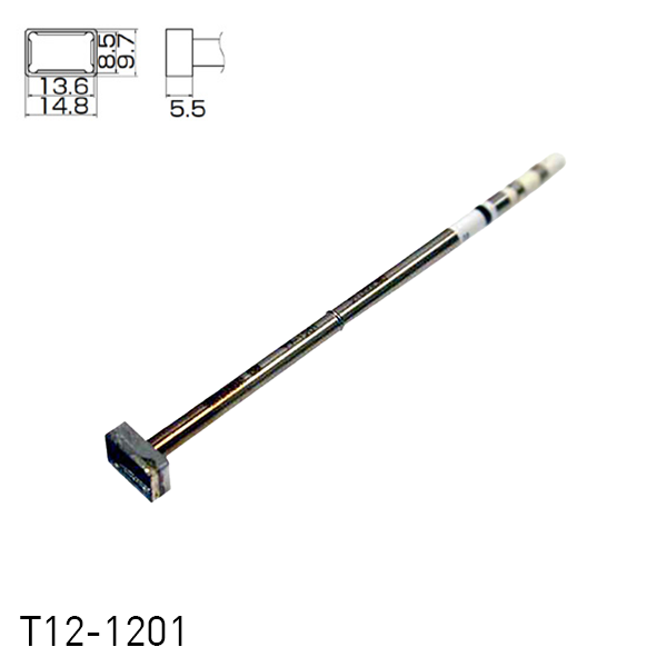 Hakko T12-1201 Quad Soldering Iron Tips for soldering station FM202, FM203, FM204, FM206, FM950, FX951, FX952 and soldering iron FM2027, FM2028
