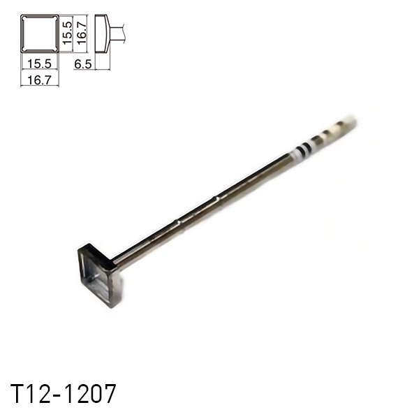 Hakko T12-1207 Quad Soldering Iron Tips for soldering station FM202, FM203, FM204, FM206, FM950, FX951, FX952 and soldering iron FM2027, FM2028
