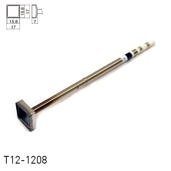 Hakko T12-1208 Quad Soldering Iron Tips for soldering station FM202, FM203, FM204, FM206, FM950, FX951, FX952 and soldering iron FM2027, FM2028