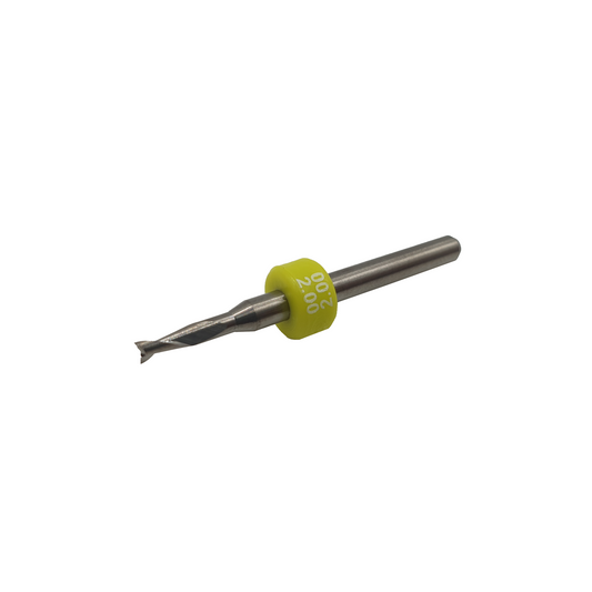 129102 End Mill 1/8", 38MM, D=2.00MM /Shaft 25MM