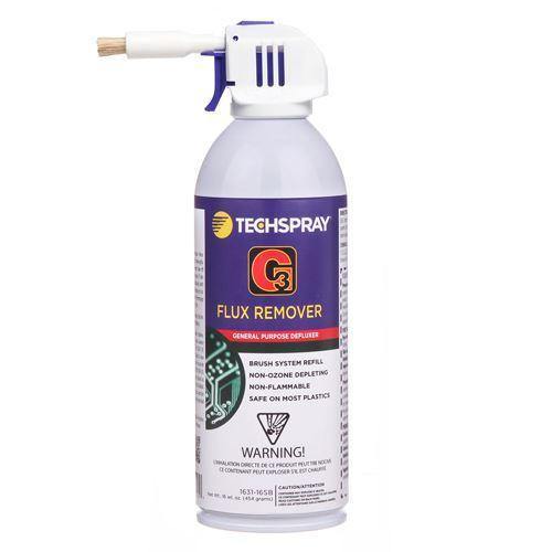 Techspray G3 Flux Remover 1631-16SB 16 oz / 454g aerosol w/brush attachment