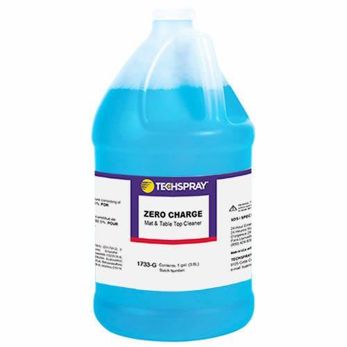 Techspray: Zero Charge Mat & Table Top Cleaner in 1733-G (1 Gallon/ 3.8 litres)