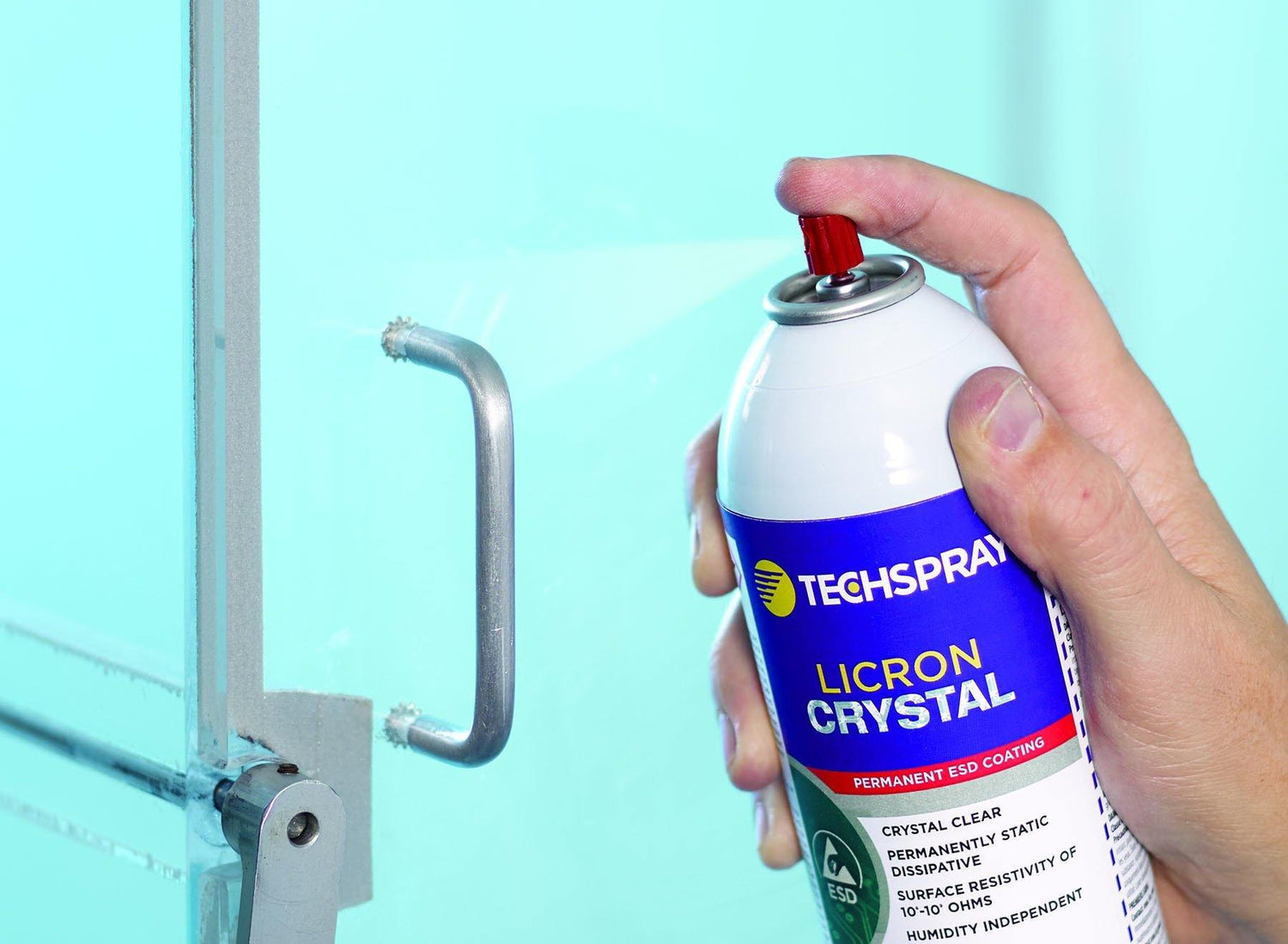 Techspray Licron Crystal ESD-Safe Coating 1756-8S 8 Oz / 226g Aerosol - coats various type of surface to be ESD safe