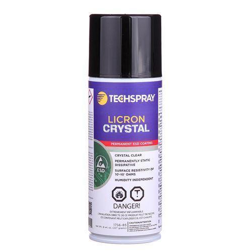 Techspray Licron Crystal ESD-Safe Coating 1756-8S 8 Oz / 226g Aerosol - coats up to 200 sqft