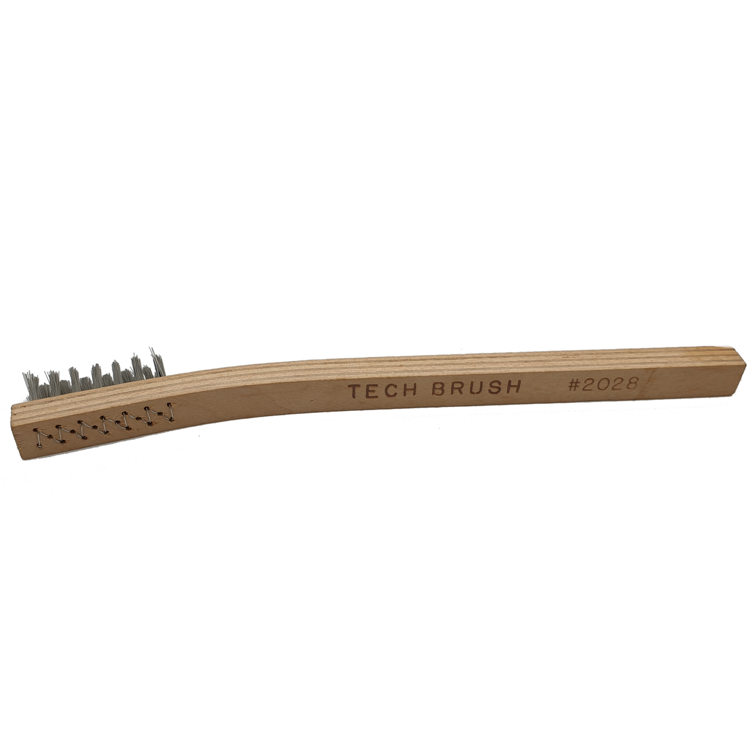 Techspray 2028-1 wooden general cleaning brush ESD safe antistatic to clean and coat printed circuit boards