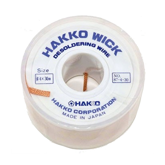 Hakko 87-4-30 BGA Wick Desoldering Braid Wire Rosin flux treated copper braid