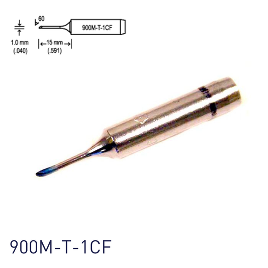 Hakko 900M-T-1CF Soldering Iron Tips for for soldering station 928, 937, 701, 702B, 936, 933/934 and handpieces 900M(ESD), 907 and 933