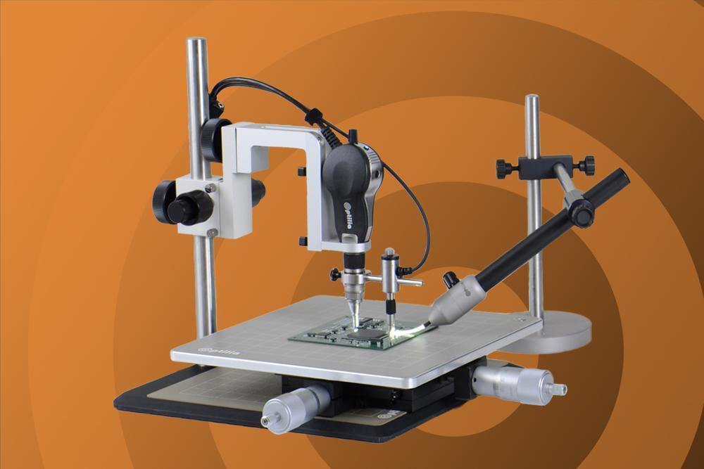 Optilia BGA Extensive Inspection System with orange background