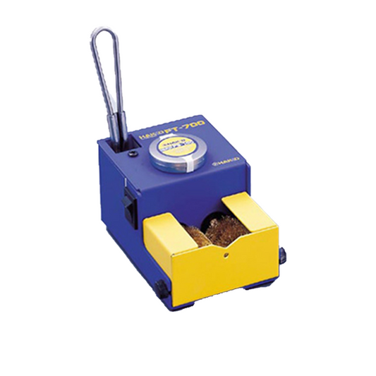 Hakko soldering iron tip polisher FT700 to remove oxidization of soldering iron tip to protect and lengthen soldering iron tip life