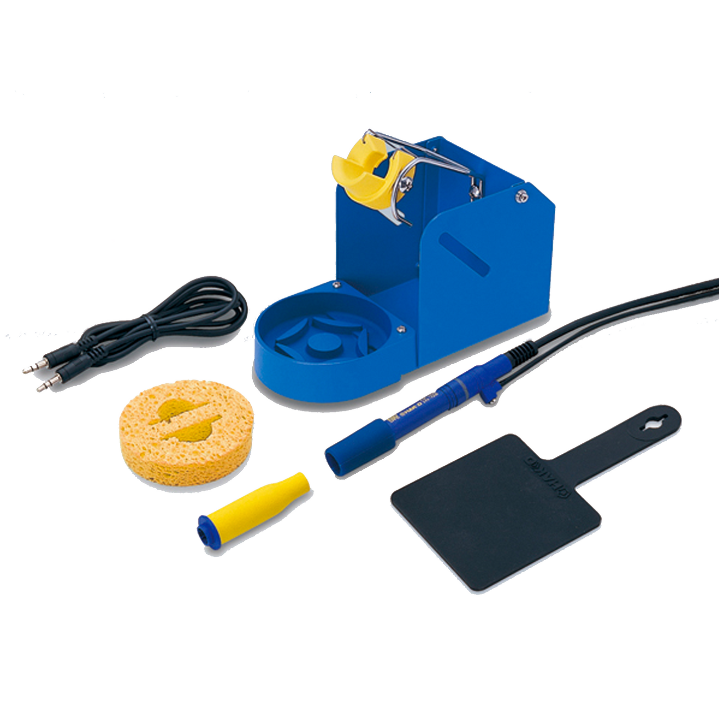 Hakko soldering iron FM2026 conversion kit Nitrogen soldering with nozzle for PCB SMT assembly production line. consist of soldering iron holder with cleaning sponge, soldering iron excluding tip, heat resistant pad, cable
