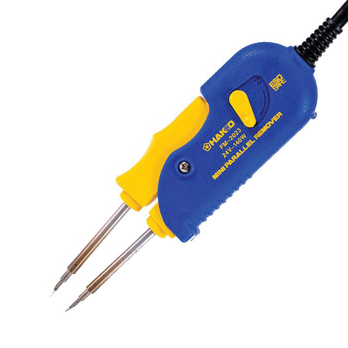 Hakko hot tweezers FM2023 for soldering SMD components on PCB boards 