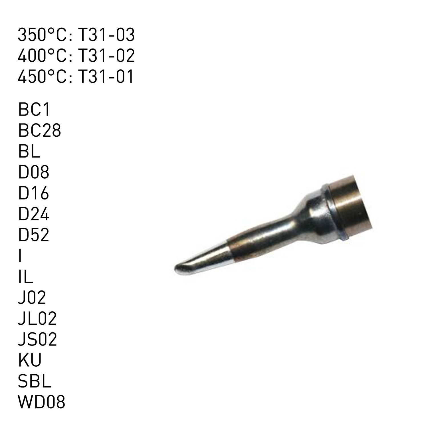 Hakko soldering station FX100 induction heating FX1001 soldering iron tips T31
