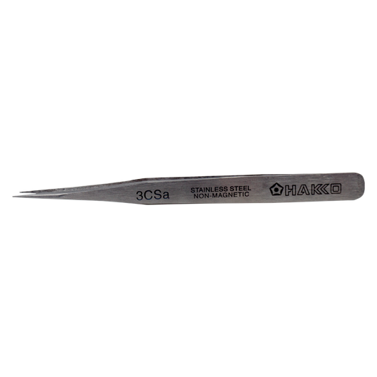 Hakko 3CSA antistatic non-magnetic tweezers to handle intricate and sensitive electronic components ESD safe