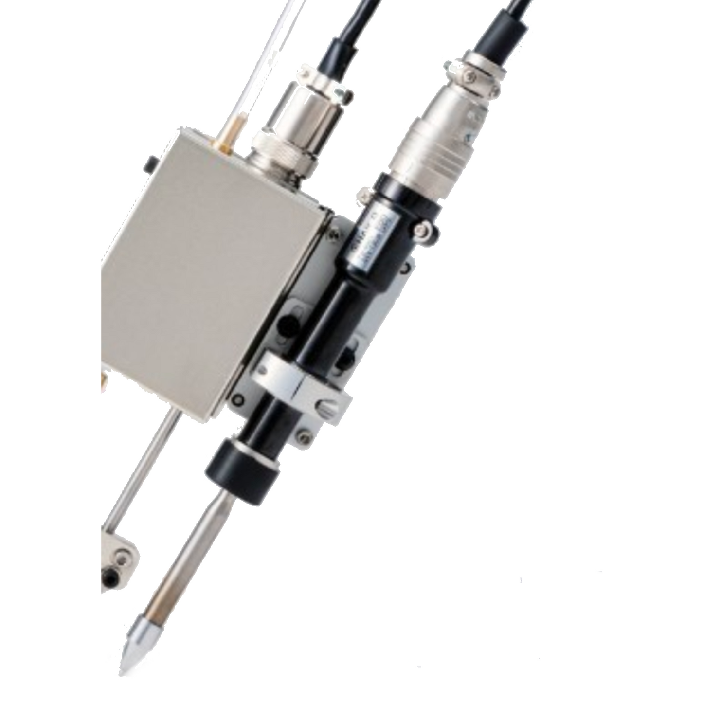 Hakko automated soldering robot system unit FU6001-01X straight soldering iron. Auto-feeder system
