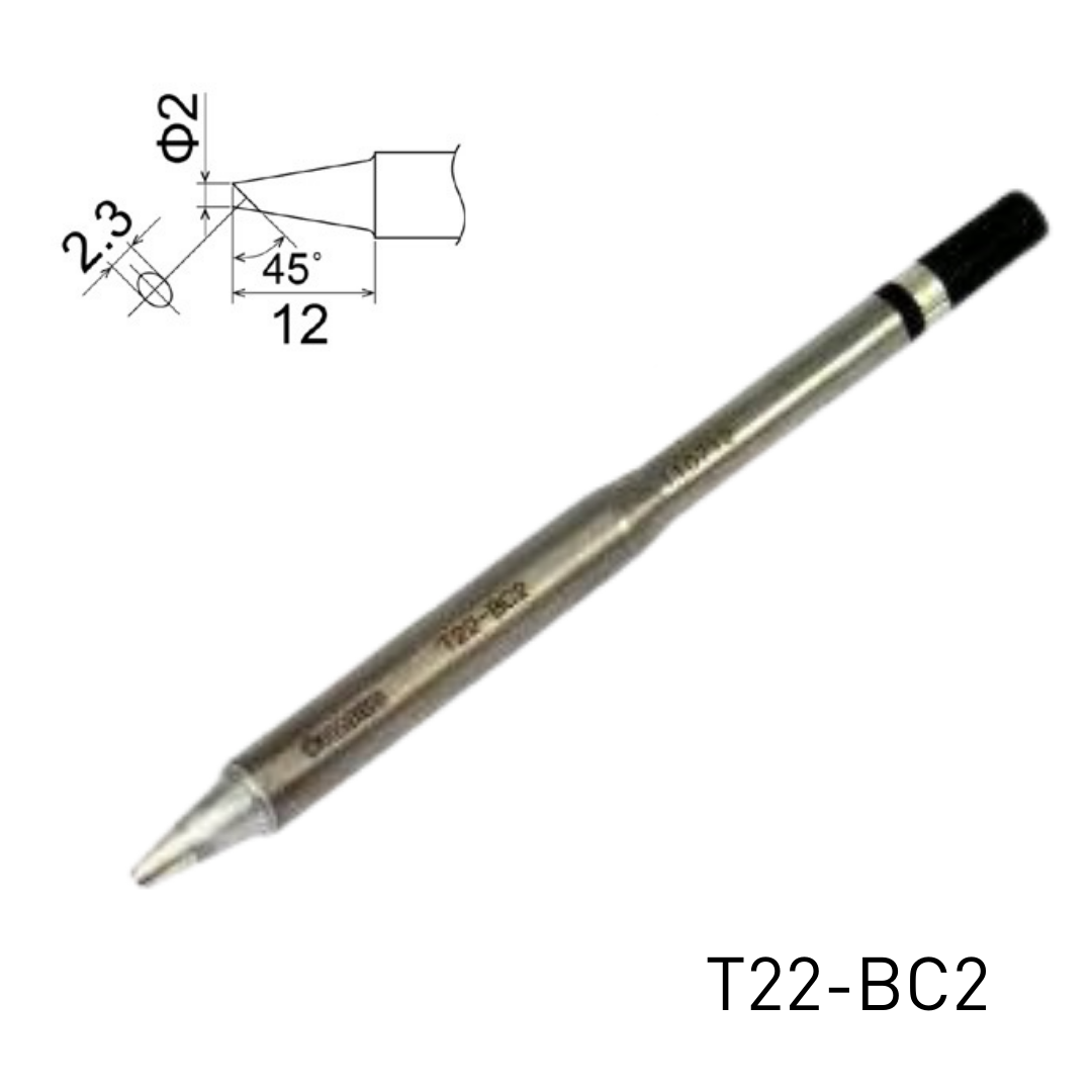 Hakko soldering iron tip T22-BC2