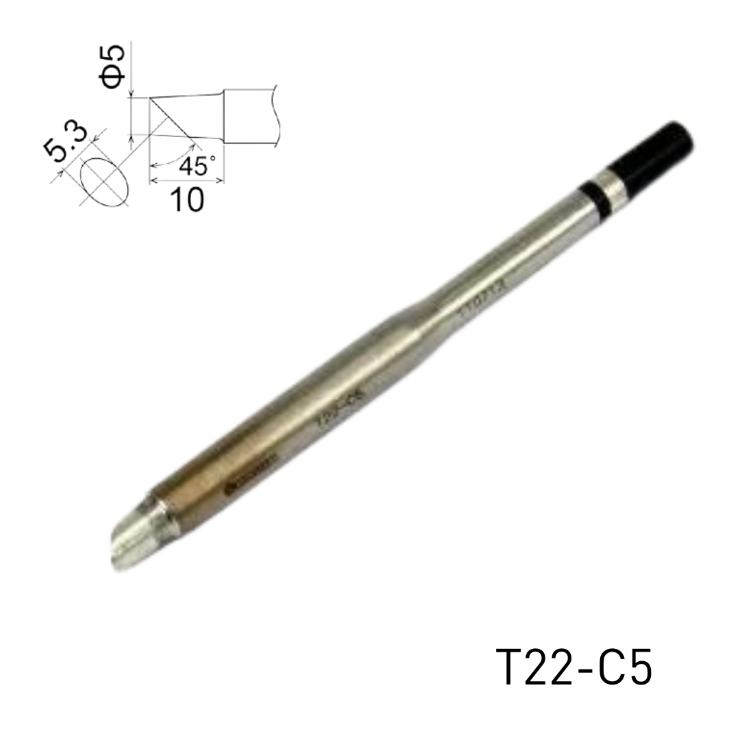 Hakko soldering iron tip T22-C5