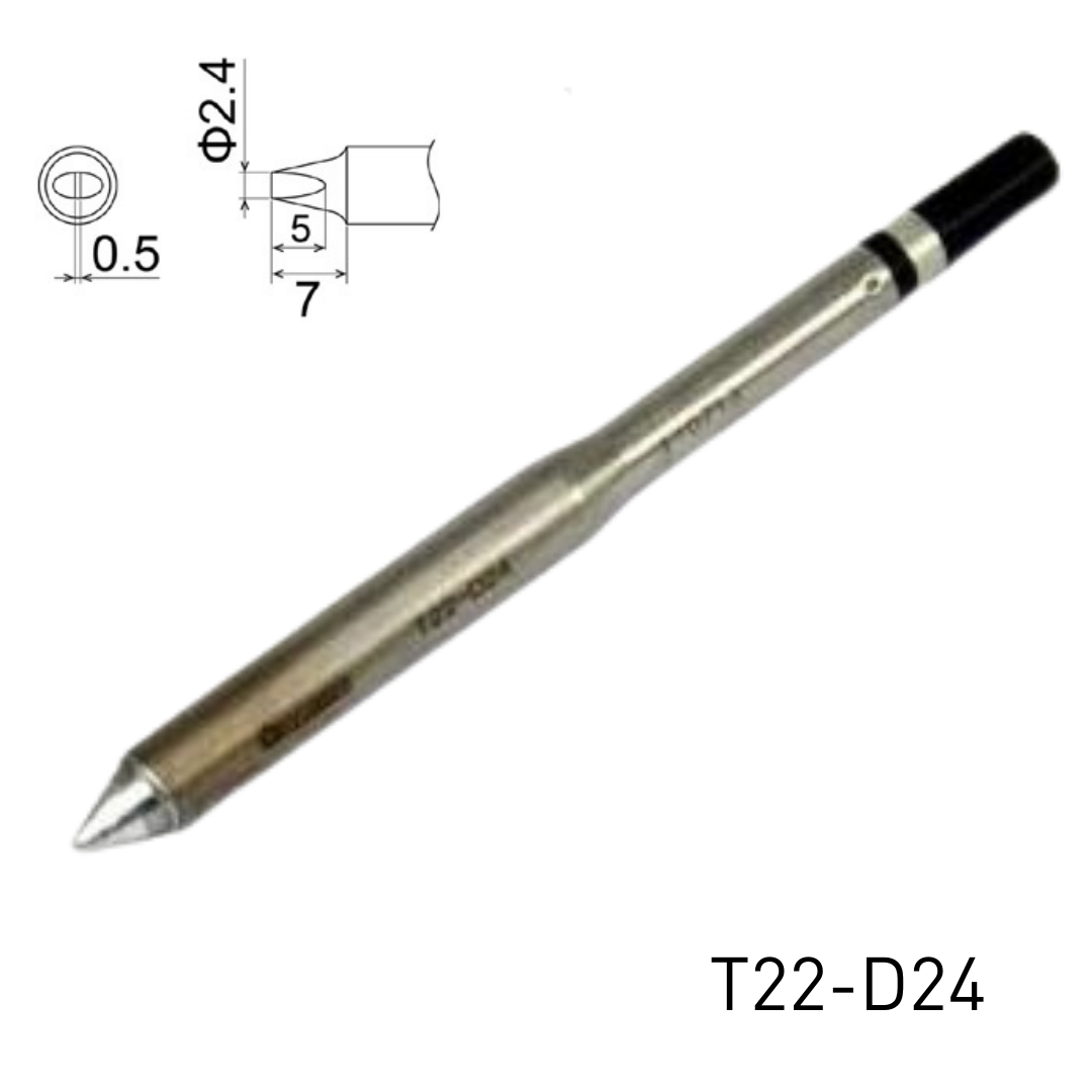 Hakko soldering iron tip T22-D24