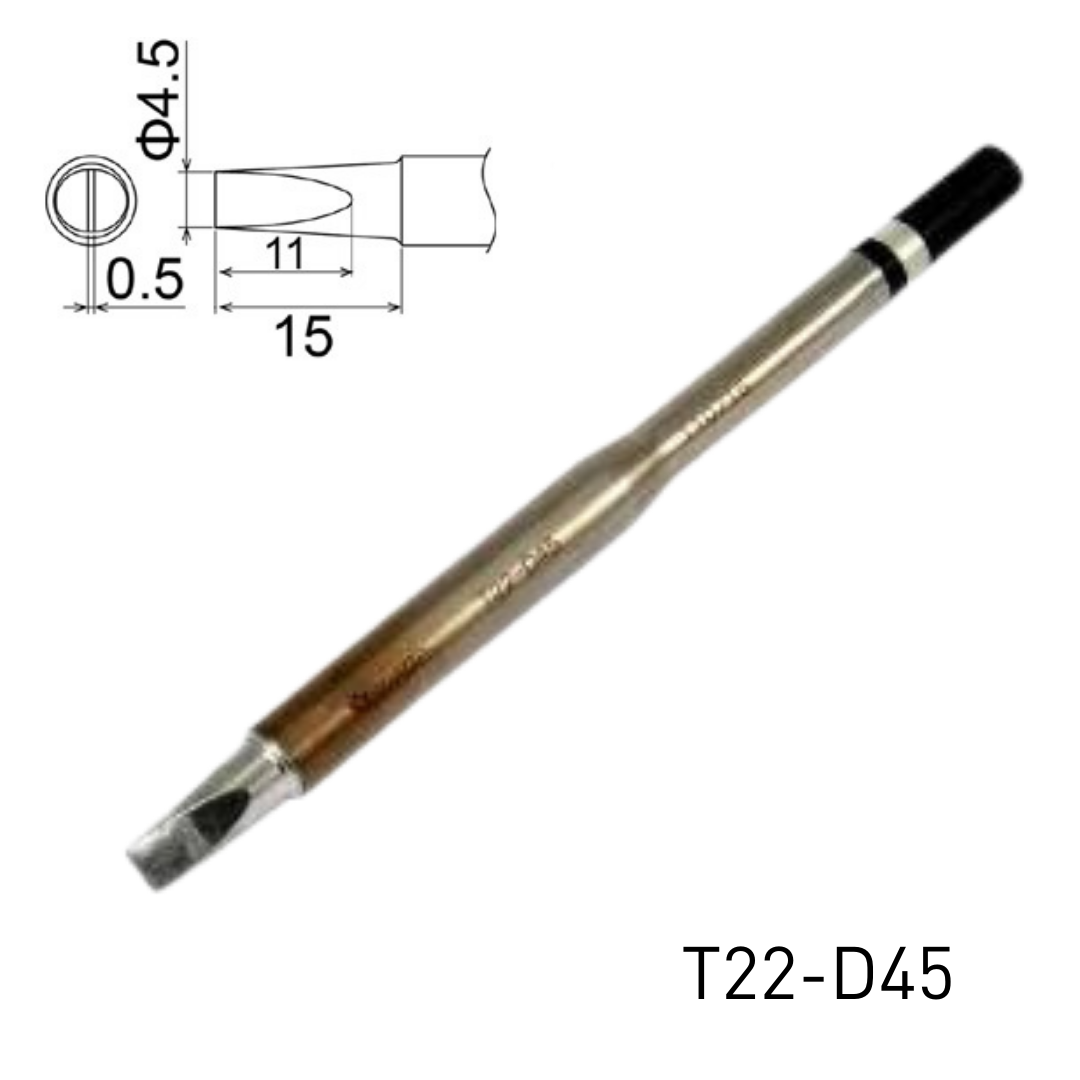 Hakko soldering iron tip T22-D45