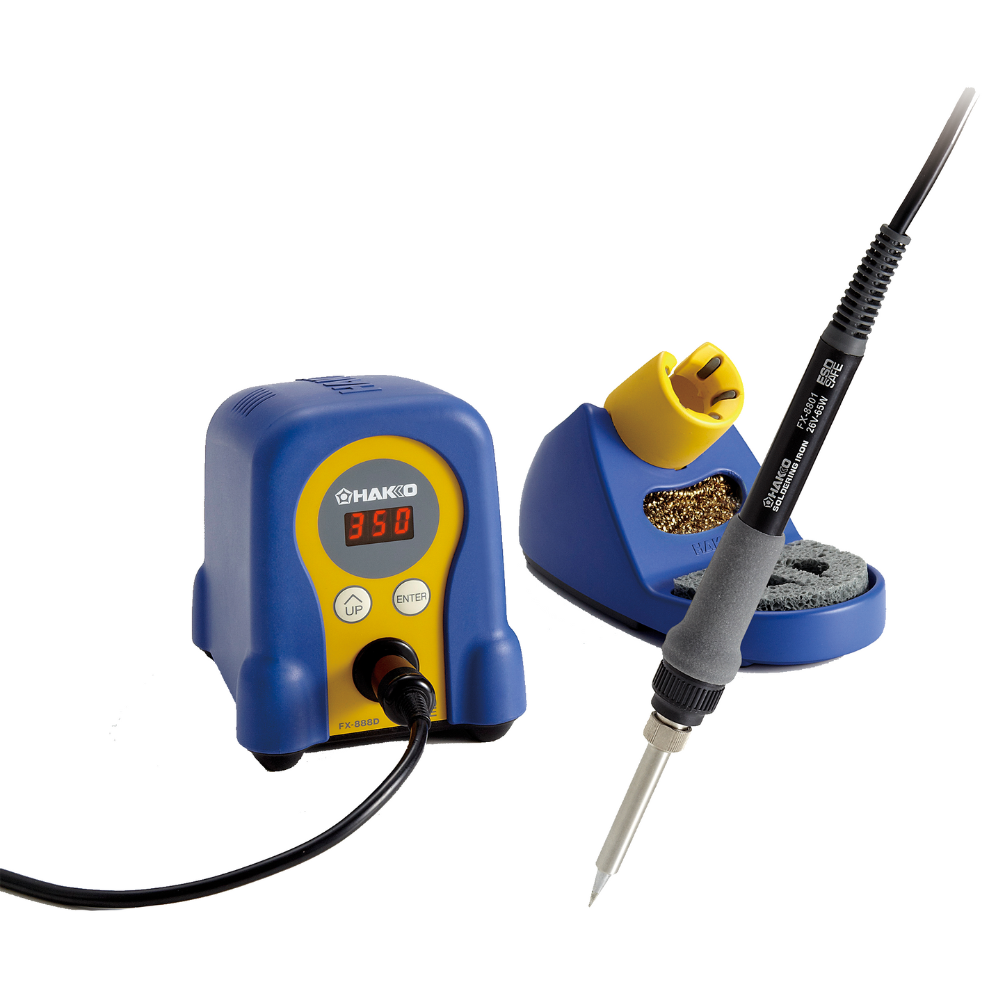 Hakko digital soldering station FX888D 70W optional N2 soldering iron, hot tweezer rework tool, heavy duty soldering. successor of Hakko 936/937. for pcb assembly production process, lead free, ESD safe, RoHS compliant