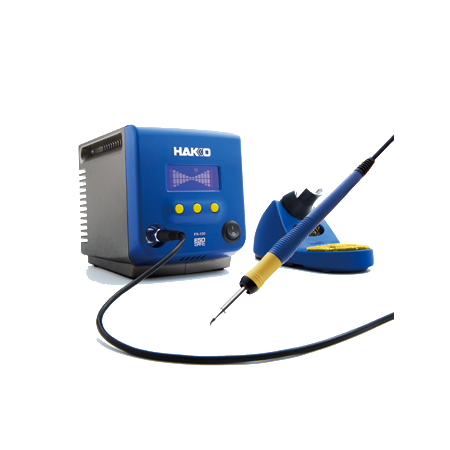 Hakko FX100 Soldering Station 85W with induction heater soldering iron tip for PCB assembly production process