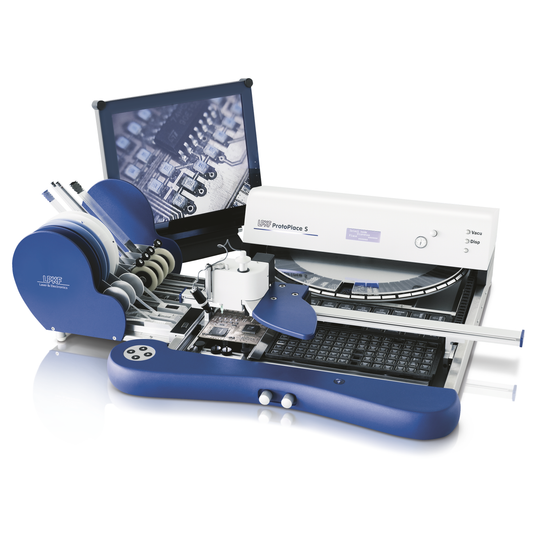 LPKF Protoplace S manual pick and place machine smt assembly precise mounting of fine-pitch component