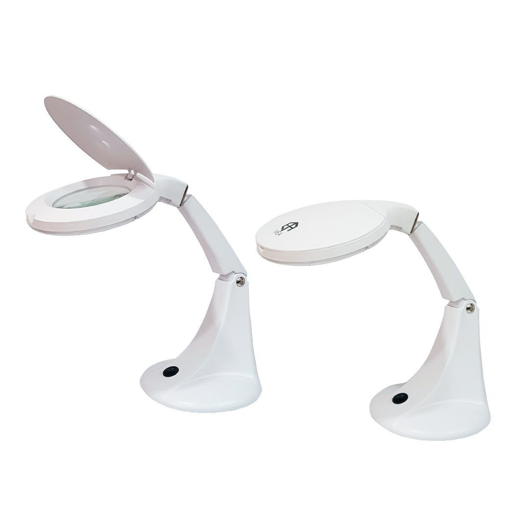 LED Magnifying Desk Table Lamp for soldering, reading, study and sewing