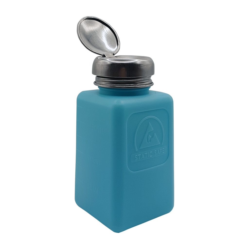 MEA blue color solvent dispenser bottle IPA esd safe 177ml