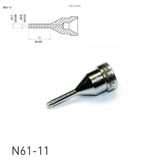 N61-11 Nozzle 0.8 mm Extra Long
