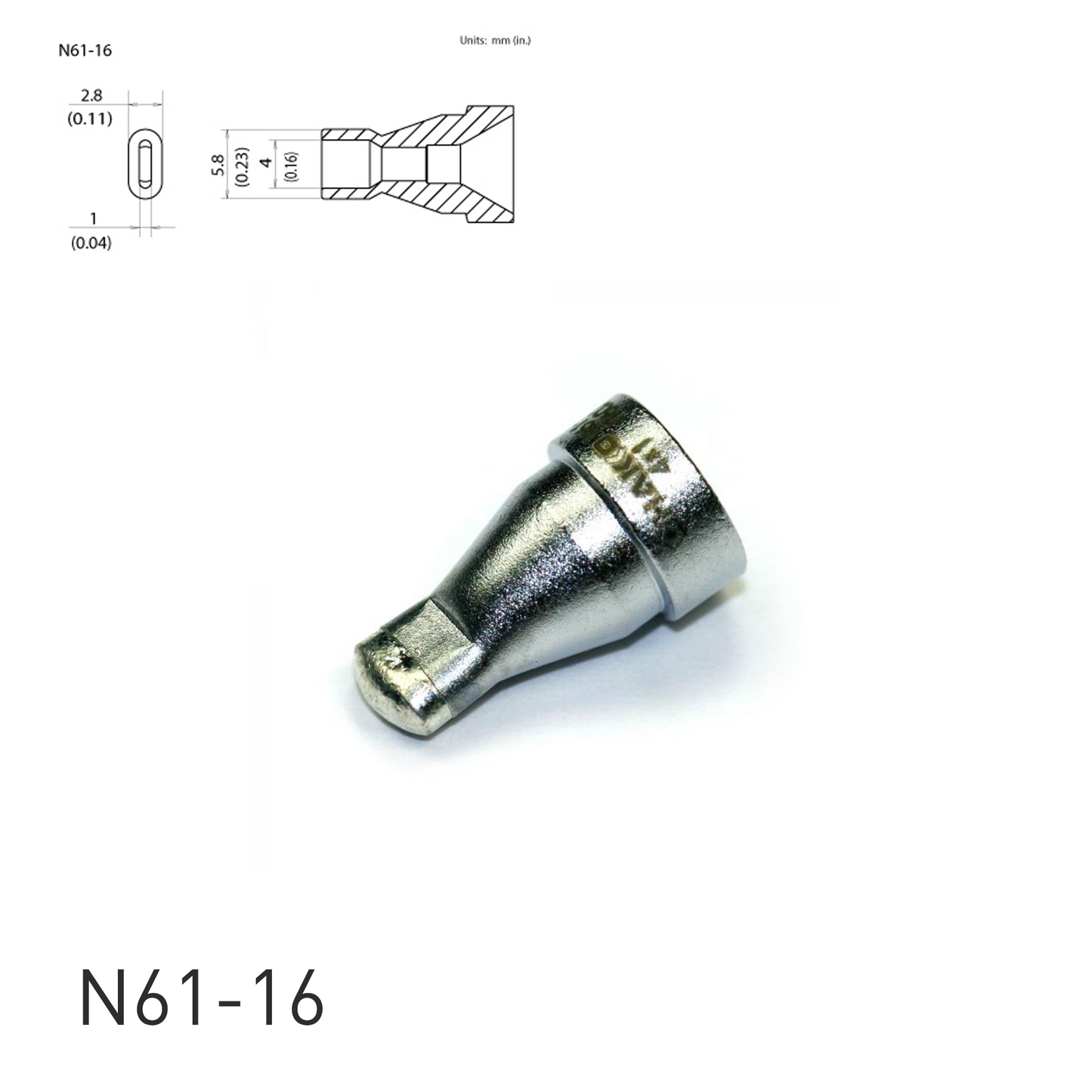 N61-16 Nozzle 4 x 1.0 mm