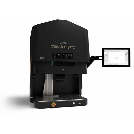 Needham Fiber Laser Machine (N-Lase Desktop Pro Series) Designed for marking, etching, engraving and annealing almost all materials in mid to high volume applications