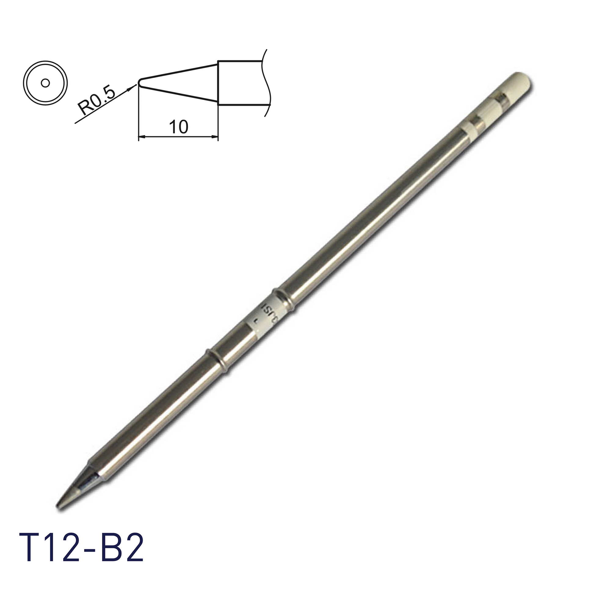 Hakko T12-B Soldering Iron Tips for soldering station FM202, FM203, FM204, FM206, FM950, FX951, FX952 and soldering iron FM2027, FM2028