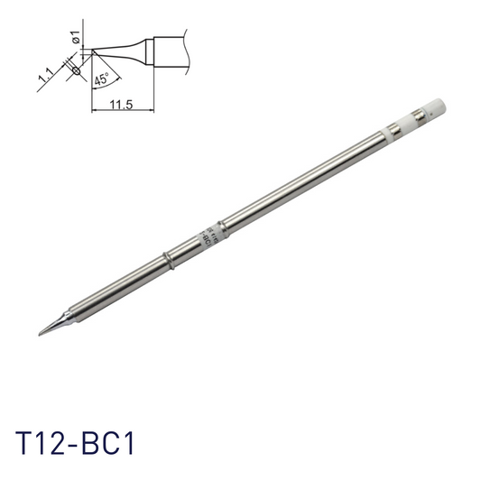 Hakko T12-BC1 Soldering Iron Tips for soldering station FM202, FM203, FM204, FM206, FM950, FX951, FX952 and soldering iron FM2027, FM2028