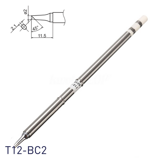 Hakko T12-BC2 Soldering Iron Tips for soldering station FM202, FM203, FM204, FM206, FM950, FX951, FX952 and soldering iron FM2027, FM2028