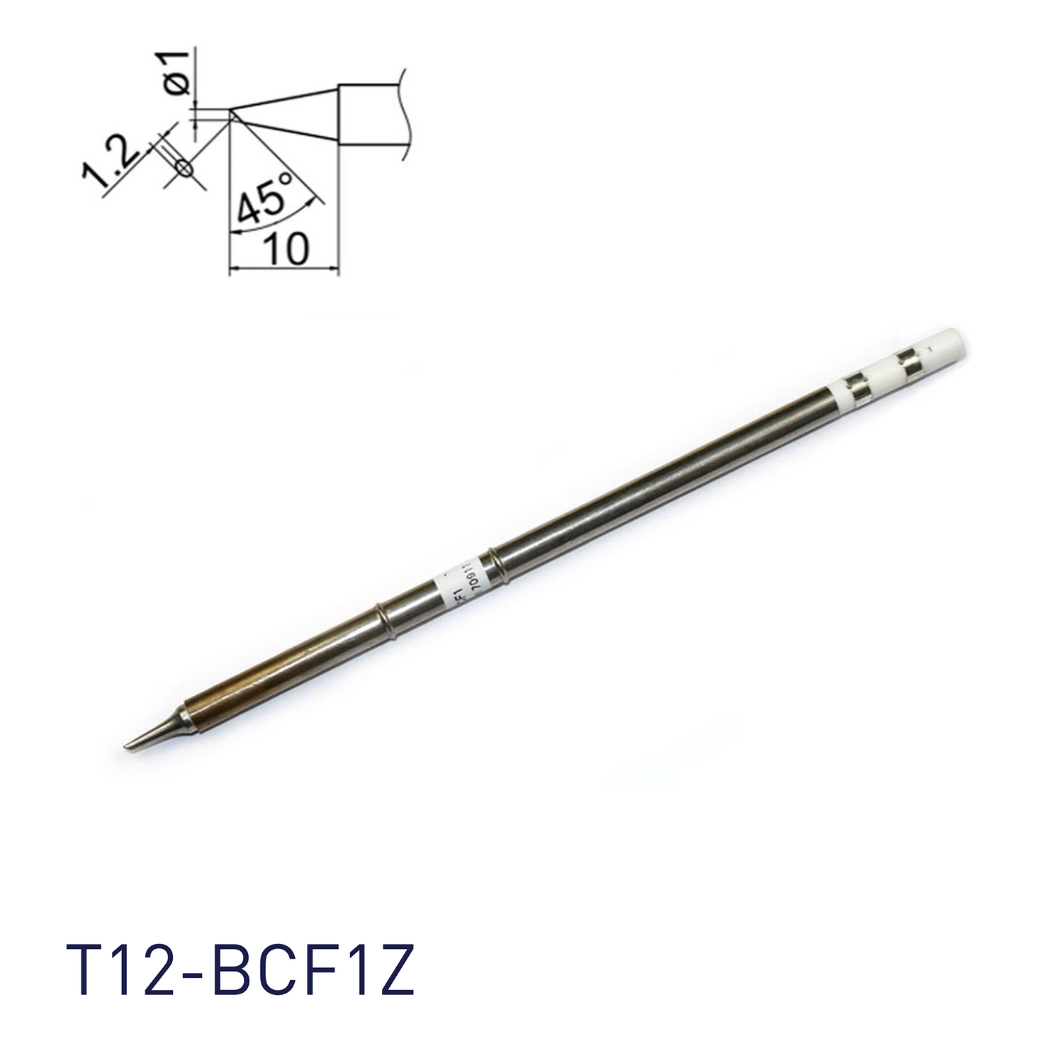 Hakko T12-BCF1Z Soldering Iron Tips for soldering station FM202, FM203, FM204, FM206, FM950, FX951, FX952 and soldering iron FM2027, FM2028