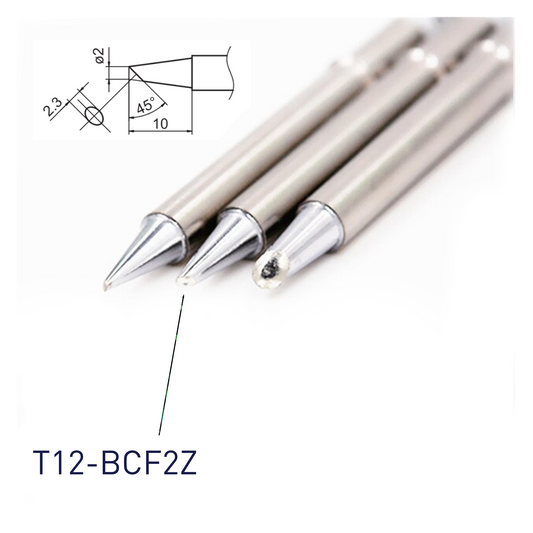 Hakko T12-BCF2Z Soldering Iron Tips for soldering station FM202, FM203, FM204, FM206, FM950, FX951, FX952 and soldering iron FM2027, FM2028