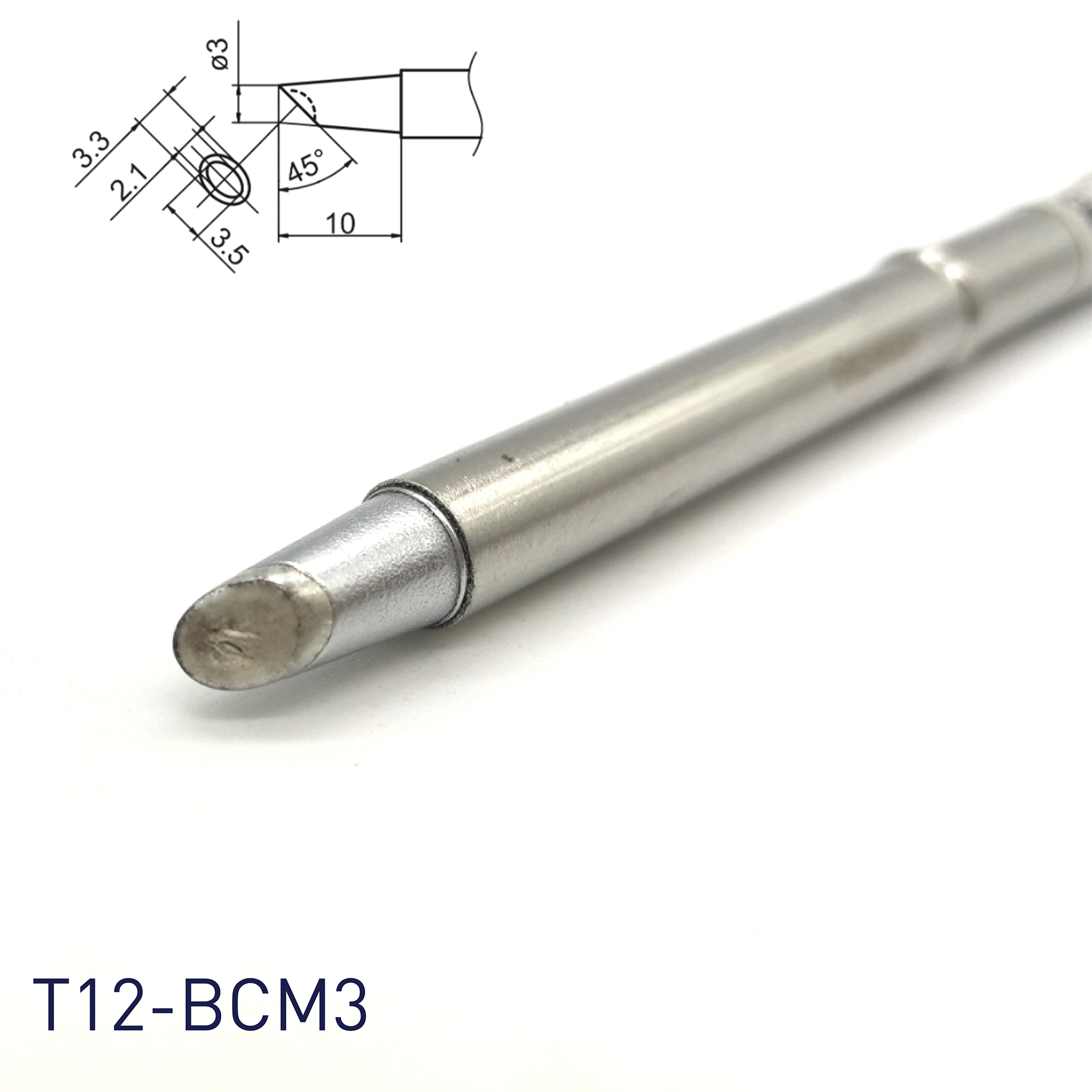 Hakko T12-BCM3 Soldering Iron Tips for soldering station FM202, FM203, FM204, FM206, FM950, FX951, FX952 and soldering iron FM2027, FM2028