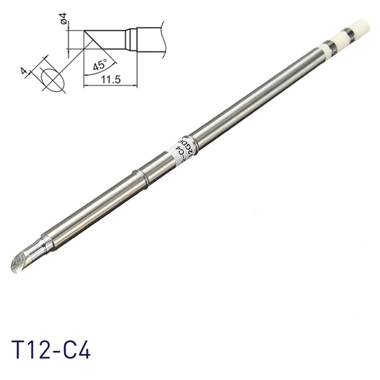 Hakko T12-C4 Soldering Iron Tips for soldering station FM202, FM203, FM204, FM206, FM950, FX951, FX952 and soldering iron FM2027, FM2028